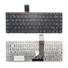 Клавиатура для ноутбука Asus A45 K45A U44 черная без рамки, плоский Enter