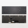 Клавиатура для ноутбука DNS Clevo P650SG, P650SE черная с белой подсветкой