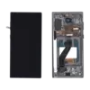 Дисплей (экран) в сборе с тачскрином для Samsung Galaxy Note 10 SM-N970F/DS серебристый с рамкой