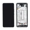 Дисплей (экран) в сборе с тачскрином для Samsung Galaxy A53 SM-A536 черный с рамкой