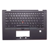 Клавиатура (топ-панель) для ноутбука Lenovo ThinkPad  X1 Carbon 4th Gen черная с черным топкейсом