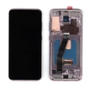 Дисплей (экран) в сборе с тачскрином для Samsung Galaxy S20 SM-G980F розовый с рамкой Premium LСD