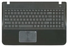 Клавиатура (топ-панель) для ноутбука Samsung SF510 NP-SF510 черная с черным топкейсом
