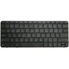 Клавиатура для ноутбука HP Mini 210-1000 черная с черной рамкой английская раскладка