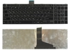 Клавиатура для ноутбука Toshiba Satellite C850 C870 C875 черная c черной рамкой без подсветки, плоский Enter