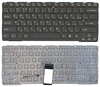 Клавиатура для ноутбука Sony SVE14A черная с красным контуром без рамки