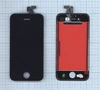 Дисплей (экран) в сборе с тачскрином для Apple iPhone 4S full черный AAA+