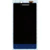 Дисплей (экран) в сборе с тачскрином для HTC Windows Phone 8S черный + синий