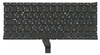 Клавиатура для ноутбука Apple MacBook A1369 Mid 2011 - Early 2017 черная под подсветку, большой Enter RU AAA+