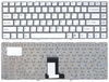 Клавиатура для ноутбука Sony Vaio VPC-EA белая без рамки