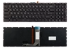 Клавиатура для ноутбука MSI GT72 GS60 GS70 черная с белой подсветкой, плоский Enter
