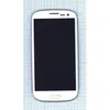 Дисплей (экран) в сборе с тачскрином для Samsung Galaxy S3 Neo GT-I9300I белый с рамкой Premium