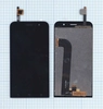 Дисплей (экран) в сборе с тачскрином для Asus ZenFone Go ZB500KG черный