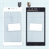 Сенсорное стекло (тачскрин) для Sony Xperia M2 Aqua белое