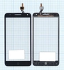 Сенсорное стекло (тачскрин) для Alcatel OT-5025D Pop3 5,5" черный