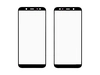 Стекло для переклейки Samsung A600F Galaxy A6 (2018) черное