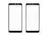 Стекло для переклейки Samsung A730F Galaxy A8 Plus (2018) черное