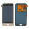 Дисплей (экран) в сборе с тачскрином для Samsung Galaxy J1 (2016) SM-J120F золотистый (TFT-совместимый с регулировкой яркости)