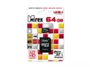 Карта памяти MicroSD T-Flash Mirex 64 Gb Class 10 + адаптер SD