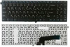 Клавиатура для ноутбука DNS Clevo W550EU, W550EU1, W5500 черная без рамки, плоский Enter