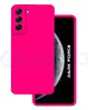 Чехол-накладка Samsung Galaxy S21FE (G990) Full Silicone Case (ярко розовый)