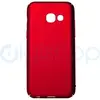 Чехол кейс для Samsung Galaxy A3 2017 (А320) тонкий пластик (красный)