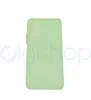 Чехол кейс для Xiaomi Redmi Note 11 Pro силикон прозрачный матовый (зеленый)