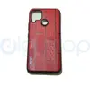 Чехол накладка для OPPO Realme C15/ C15 2021 Fashion Leather (красный)