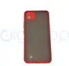Чехол накладка для OPPO Realme C15/ C15 2021 затемненный матовый (красный)