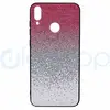 Чехол-накладка для Huawei Honor 8C SC126 (белый/розовый)
