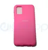 Чехол-накладка для Samsung Galaxy A02s (SM-A025) силикон (ярко-розовый)
