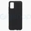Чехол-накладка для Samsung Galaxy A02s (SM-A025) тонкий пластик (черный)