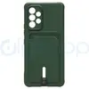 Чехол-накладка для Samsung Galaxy A53 5G (SM-A536) Model 304 с кармашком (темно-зеленый)