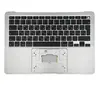 Топкейс (корпус) с клавиатурой и подсветкой для MacBook Air Retina 13" A2337 M1 (Late 2020) RUS РСТ (Г-образный вертикальный Enter) Silver
