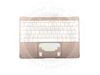 Топкейс для MacBook Retina 12" A1534 Gold (Early 2015) UK (Г-образный вертикальный Enter)