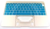Топкейс для MacBook Retina 12" A1534 Gold (Early 2015) US (Прямоугольный горизонтальный Enter)