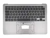 Топкейс (корпус) с клавиатурой и подсветкой для MacBook Air Retina 13" A2179 (Early 2020) RUS РСТ (Г-образный вертикальный Enter) Space Gray