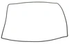 Рамка резиновая для дисплея MacBook Air 13" A1369, A1466 (Late 2010 - Early 2017) Class A