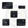 Клавиша клавиатуры в ассортименте 1шт для MacBook Air 11"; 13" (A1370, A1465, A1369, A1466)