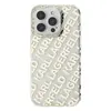 Чехол Karl Lagerfeld Repeat Logo Hard для iPhone 16 Pro Max, PC/TPU Transparent/Gold (KLHCP16XHKFOEMD)