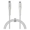 Кабель LYAMBDA USB Type-C(m)/Lightning(m), 3A, 0,5 м, белый (LCL05-WH)