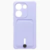 Чехол-накладка - SC304 с картхолдером для "TECNO Camon 20" (light violet) (228175)