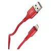 Кабель Borofone BU24 Cool USB/Lightning, 2,4А, 1,2 м, красный (24915)