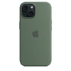 Чехол Apple iPhone 15 Silicone Case MagSafe Cypress силиконовый цвета кипрский зеленый