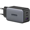 Сетевое зарядное устройство uGreen USB A + 2 USB-C 65 W GAN Tech Fast Charger (10335)