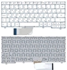 Клавиатура для ноутбука Lenovo IdeaPad 100S-11IBY белая без рамки, плоский Enter