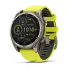 Умные часы Garmin Fenix 8, Solar Sapphire, 47 мм, 1.3&quot;, Wi-Fi, титановый/желтый