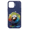 Чехол-накладка - SC335 для "Apple iPhone 12 Pro Max"  (овечка) (dark blue) (227074)