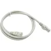 Патч-корд Buro UTP-6-1M-G литой (molded), UTP, кат.6, 1м, 4 пары, 24AWG, алюминий омедненный, многожильный, серый