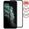 Защитное стекло 3D для Apple iPhone 11 Pro Max [клеится на весь экран] с силиконовой рамкой (черное)